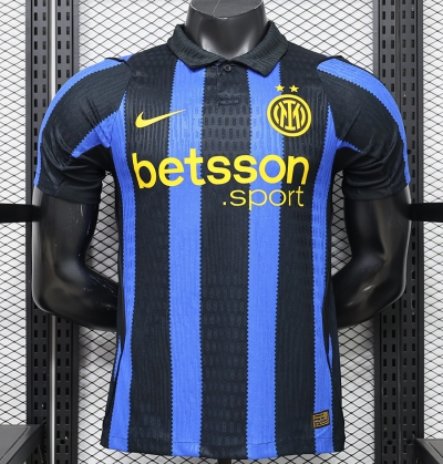 2627 Inter Milan Home Player Version Soccer Jersey